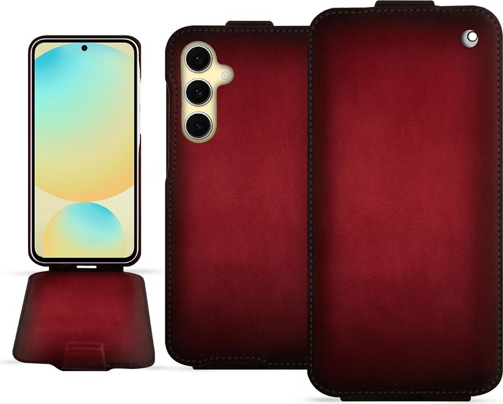 Actual product image Noreve Vertical leather shell (Samsung Galaxy S24 FE)
