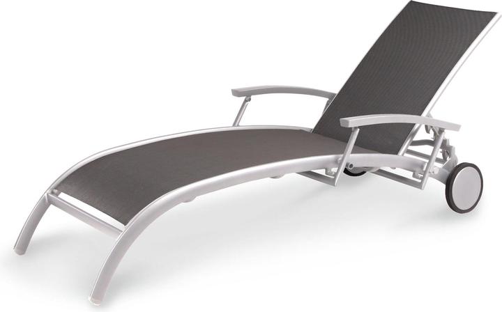 Best Sonnenliege Palermo grau (202 cm)