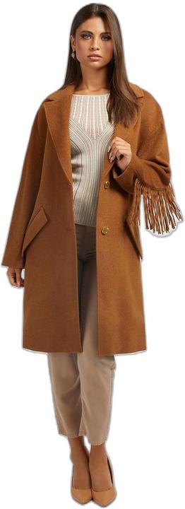 Actual product image Guess Martine Wool Blend Jacket with Classic Lapels and Button Front