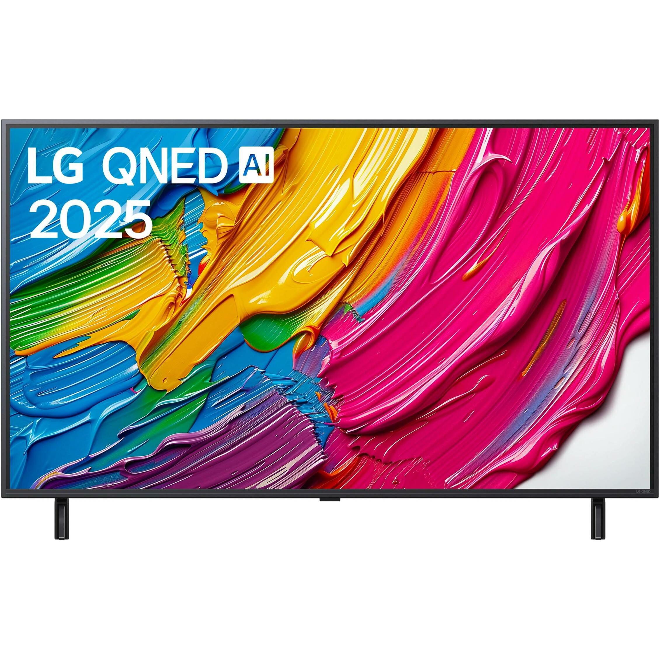 LG 50QNED80A6A (50", QNED80, QNED, 4K, 2025), TV, Schwarz