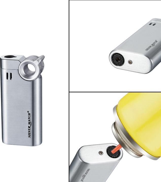 Actual product image Silver Match Sturmfeuerzeug