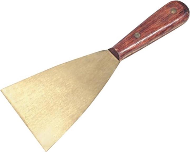 Actual product image Trufa Brass spatula width 40 mm blade thickness 2 mm particularly stable low-sparking (4 cm)