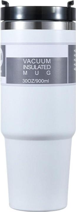 ASMI Edelstahl Vakuum Thermobecher, Kaffeebecher, Auto-Tumbler-Becher, 900ml (0.89 l)