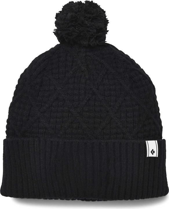 Actual product image Black Diamond Cable Cuff Pom Beanie (One size)