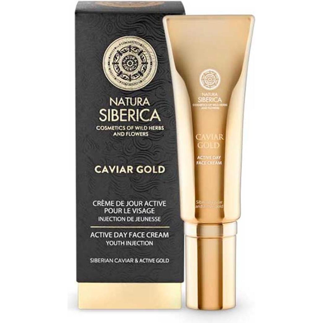 Thumbnail - Natura Siberica, Bodylotion, Hochwirksame Tagescreme Kaviar Gold mit Wildkräutern und Blumen aus Sibirien 30ml (Körpercr...