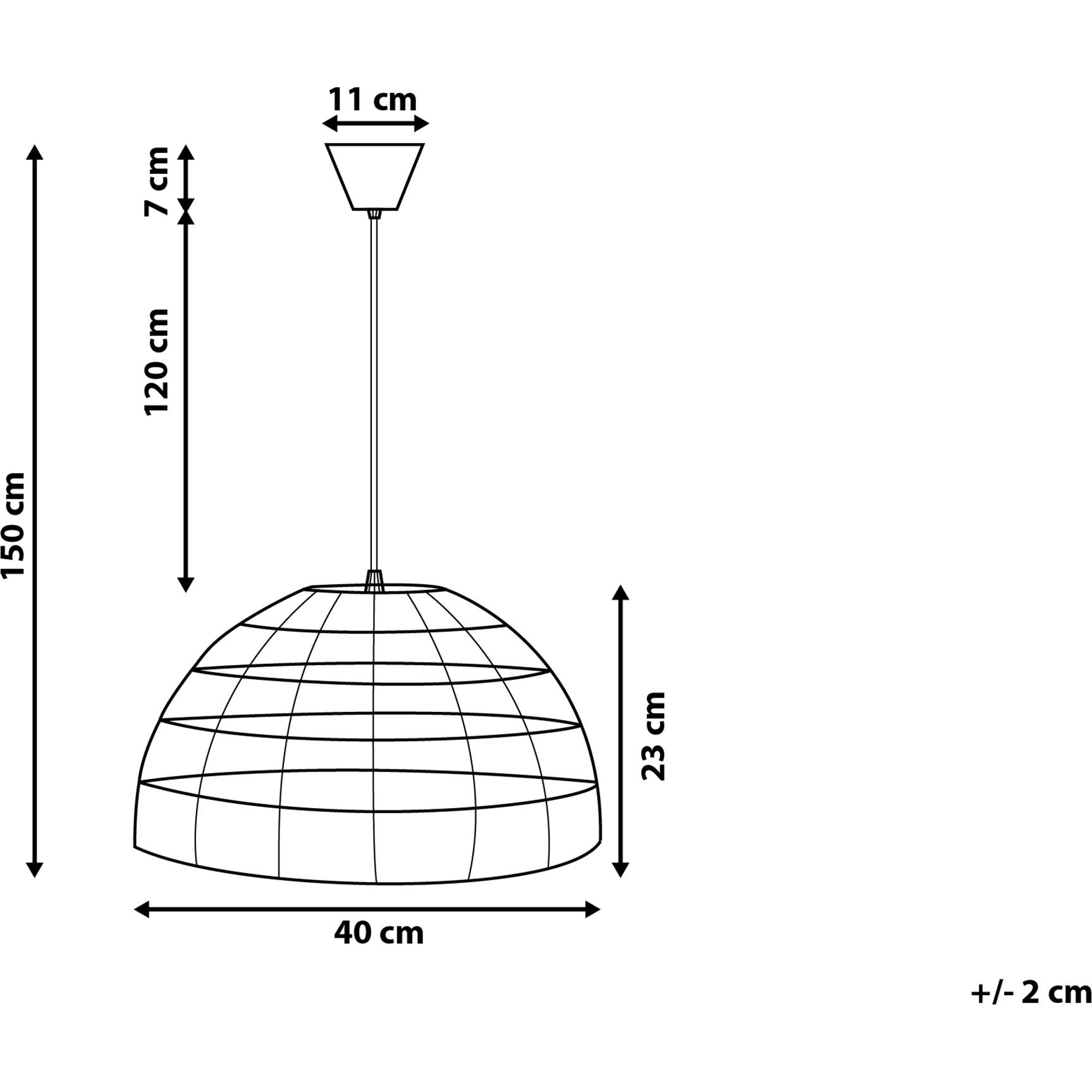 Thumbnail - Beliani, Pendelleuchte, Selenge (E27)