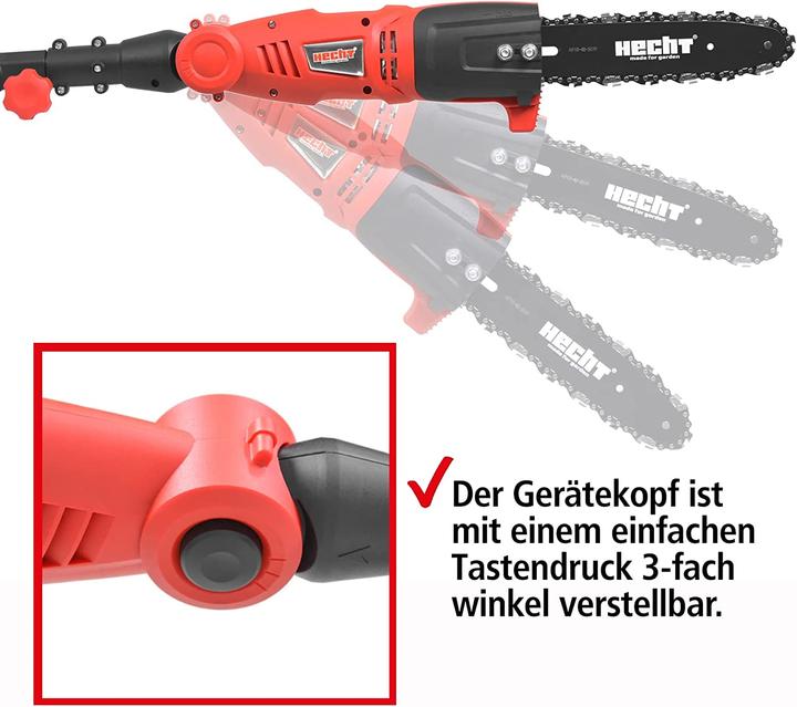 Actual product image Hecht 971 W High pruner (Electric chain saw)