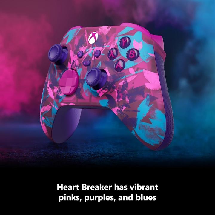 Productafbeelding Microsoft Xbox draadloze controller - Hartenbreker speciale editie (Xbox serie S, Android, iOS, Xbox One S, PC, Xbox serie X)