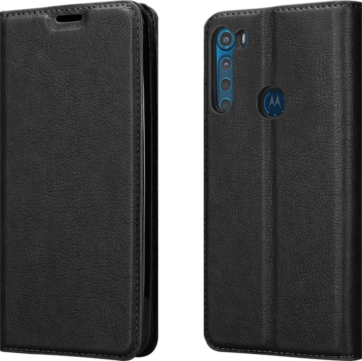 Actual product image Cadorabo Book Invisible Magnet Cover (Motorola One Fusion+)