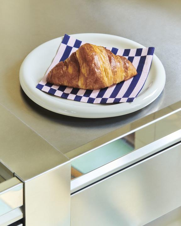 Produktbild HAY - Pattern Dinner Napkins - Set of 20 - Light Pink & Red Grid (20 Stk.)