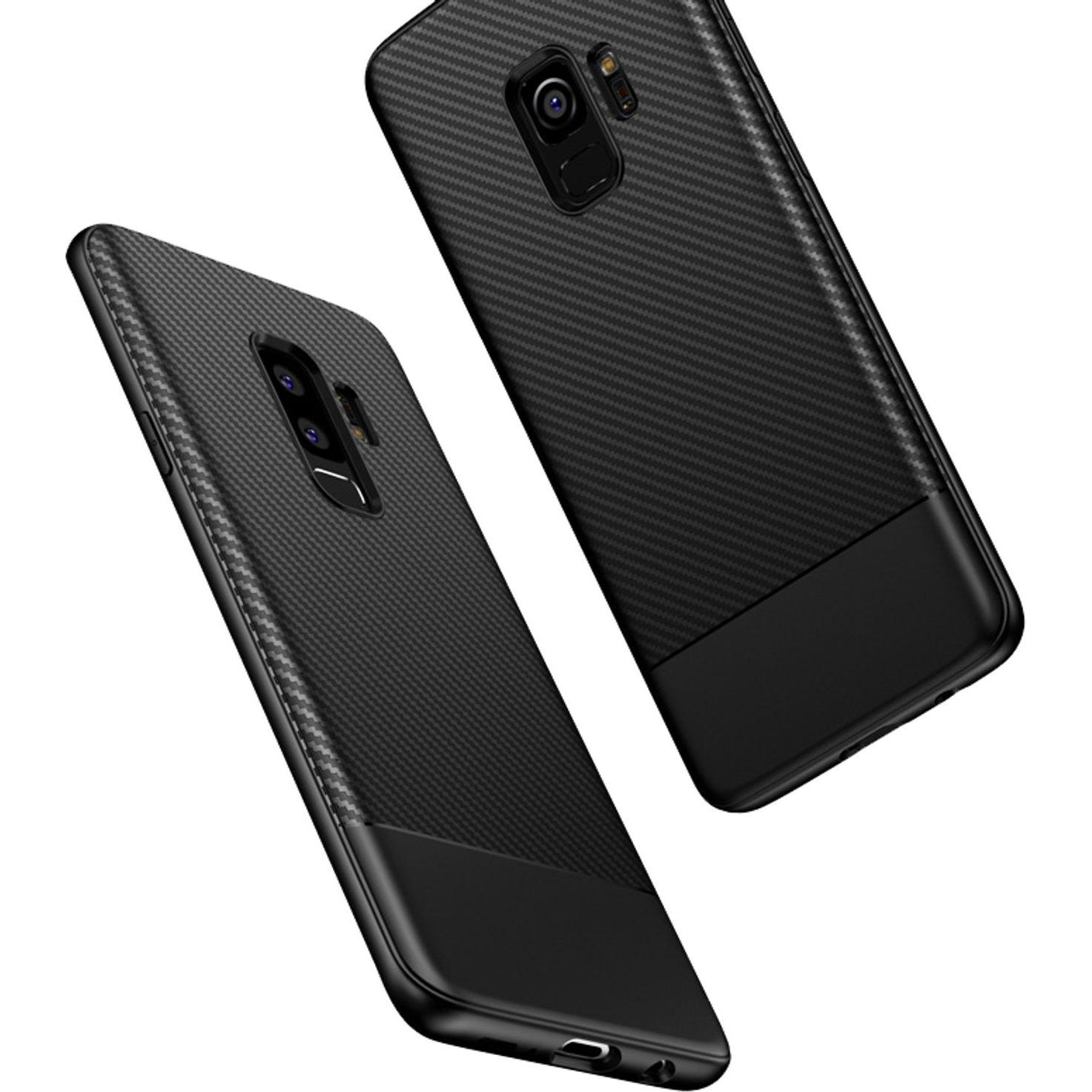 Nalia Handyhülle (Samsung Galaxy S9+), Smartphone Hülle, Schwarz