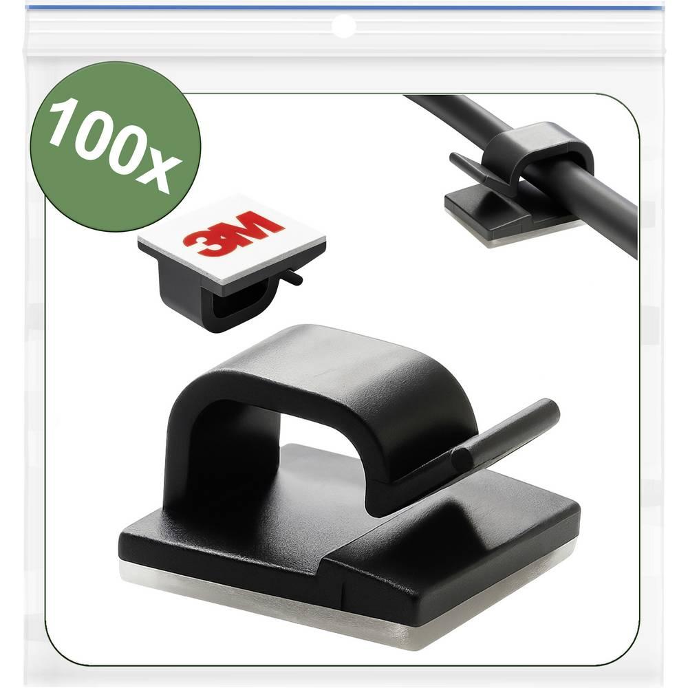 Quadrios, Portacavi, 25CA750 Kabelclip selbstklebend 25CA750 Bündel-Ø-Bereich 1 bis 7 mm S