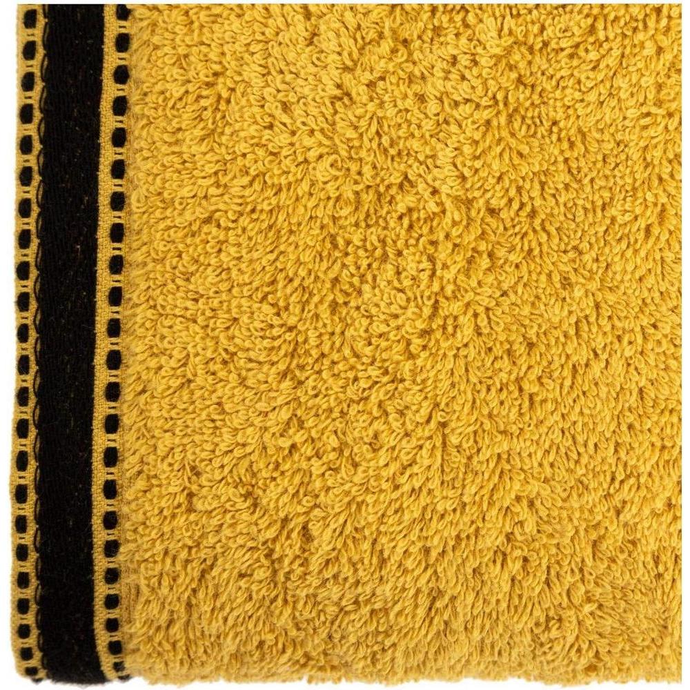 Thumbnail - Atmosphera, Frotteewäsche, Badetuch 5five Premium Baumwolle 560 g Senf (100 x 150 cm)
