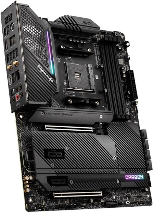 Actual product image MSI Mpg X570s Carbon Max Wifi (AM4, AMD X570, ATX)