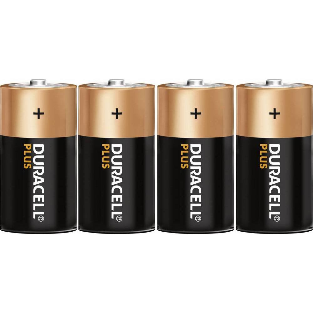 Thumbnail - Duracell Plus (4 Stk., D), Batterien + Akkus