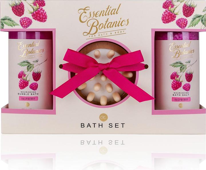 Accentra Set da bagno ESSENTIAL BOTANICS - FRUITS in confezione regalo, comprensivo di bagnoschiuma da 200 (Set per la cura dei capelli)