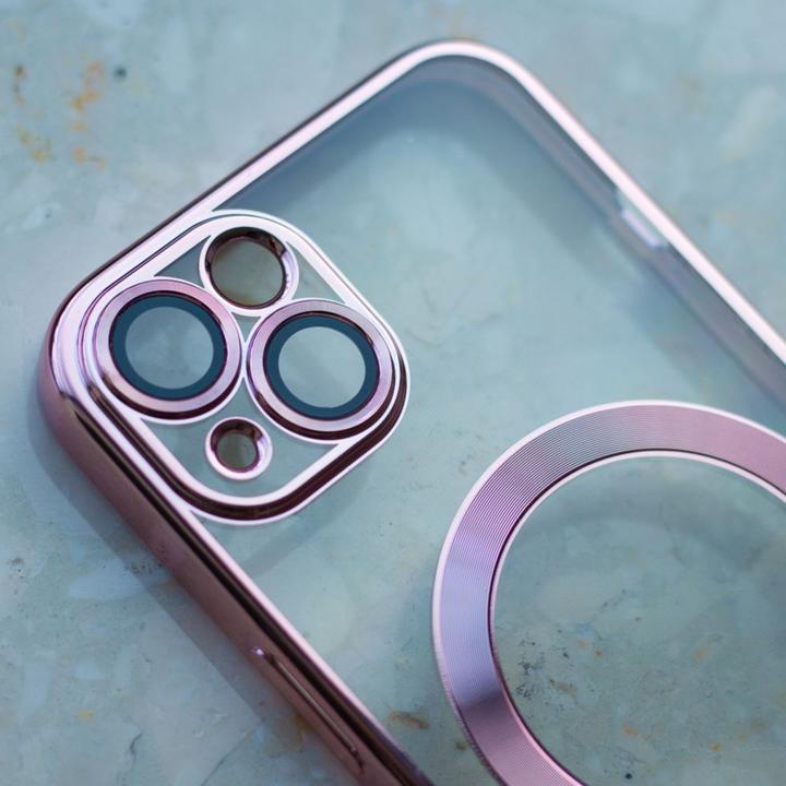 Produktbild OEM Color Chrome Mag case for iPhone 17 Pro Max 6,9" rose gold open ring (Apple iPhone 17 Pro Max)