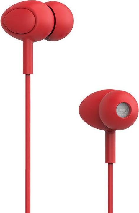 Actual product image Tellur Basic Gamma wired in-ear headphones red (Cable)