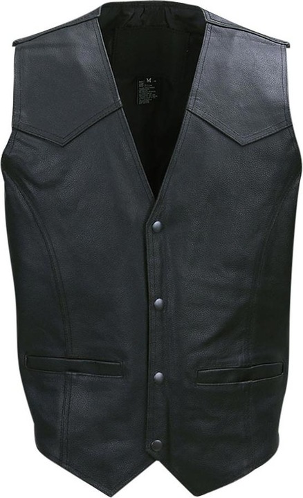 Image du produit VAN OS Gilet en cuir pour homme sans impression (M)