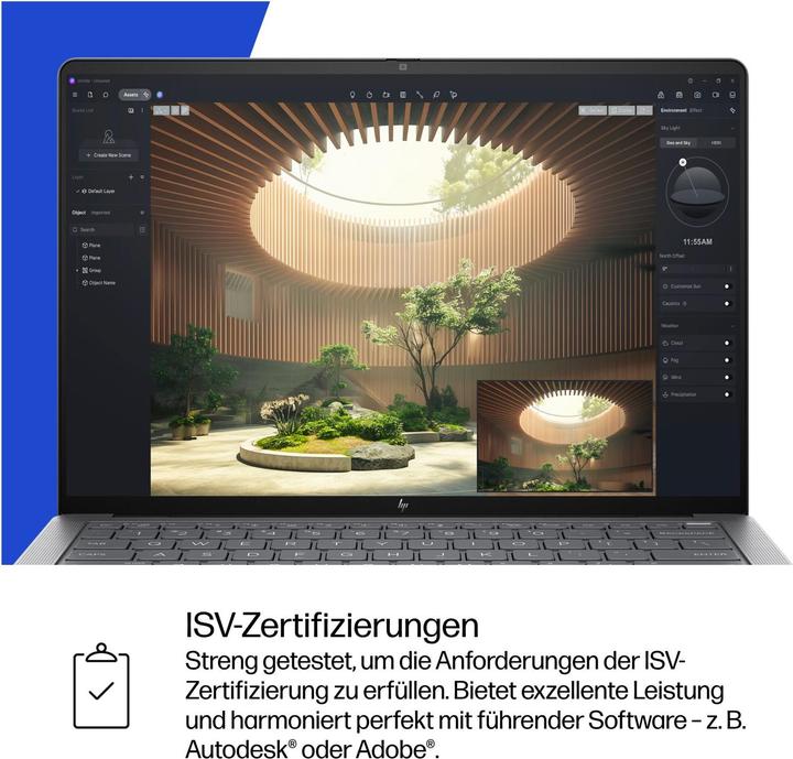 Actual product image HP ZBook Ultra 14 inch G1a Mobile Workstation PC (14", 1000 GB, 64 GB, DE)
