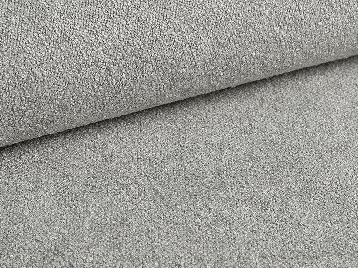 Actual product image Micadoni Boucle Storage Bed with Headboard, "Eric", Light Grey, 220x270x114 Made in Europe (180 x 200 cm)