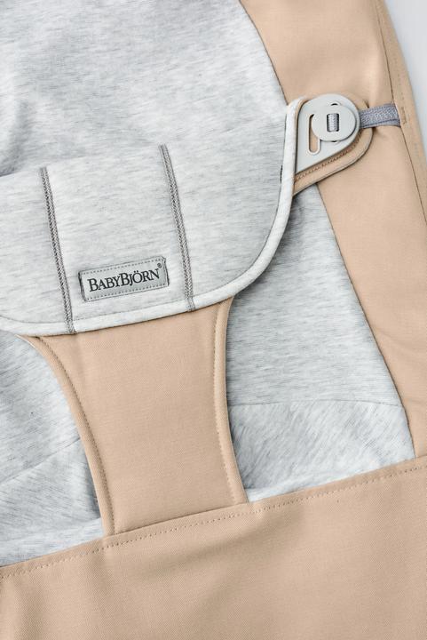 Image du produit BabyBjörn Tissu siège bascule tissé/jersey, beige/gris
