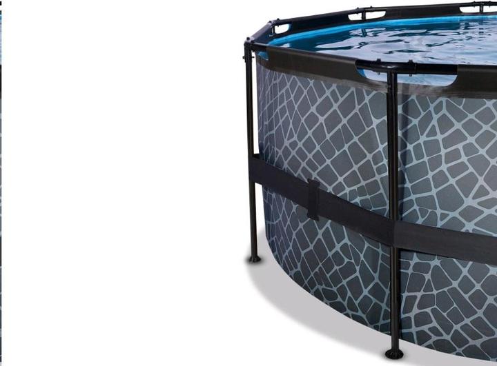 Produktbild Exit Rahmen-Pool rund 427x122 cm mit Kartuschen-Filterpumpe (Ø 427 x 122 cm)