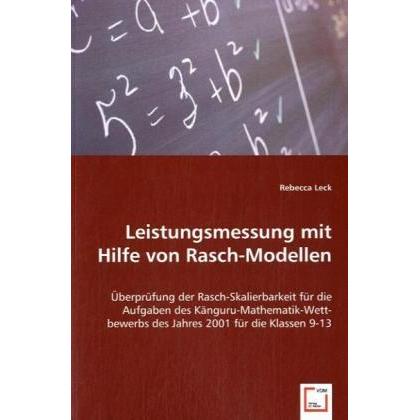 Leistungsmessung mit Hilfe von Rasch-Modellen, Sachbücher