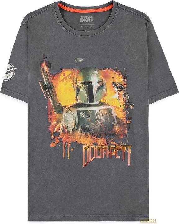 Produktbild The Mandalorian Boba Fett Acid Wash Men's Short Sleeved Tshirt (XL)