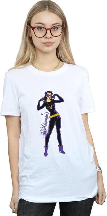 Produktbild Catwoman Happy Pose Baumwolle Boyfriend TShirt (3XL)