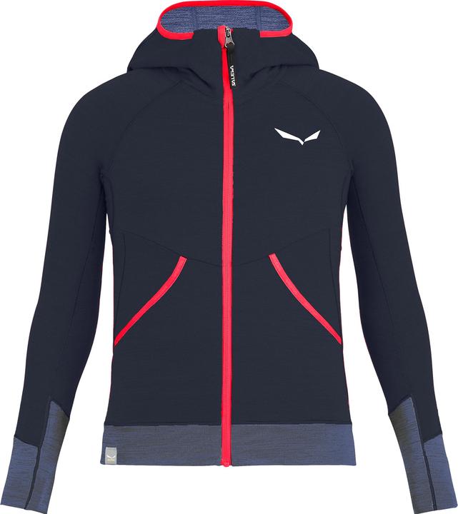 Salewa Puez Hybrid Polarlite Full Zip Girls' Hooded Jacket (104)