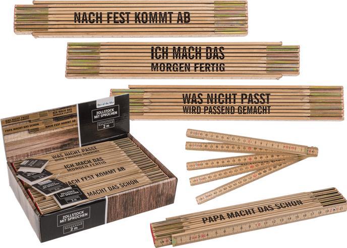 Image du produit Magni Zollstock mit Sprüchen (2 m)