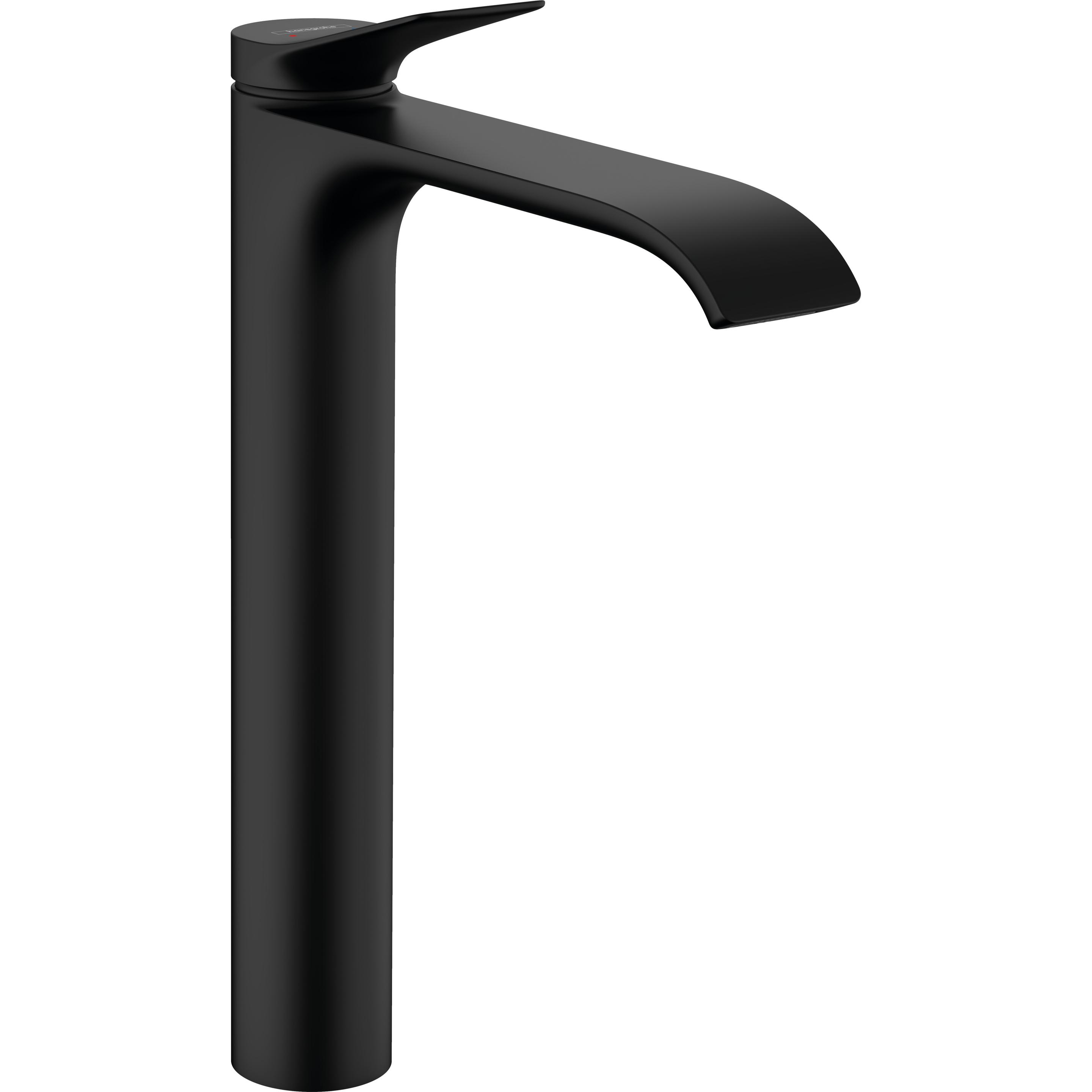 Hansgrohe, Rubinetteria Per Bagno, Miscelatore Per Lavabo Vivenis 250, Con Scarico, Nero Opaco