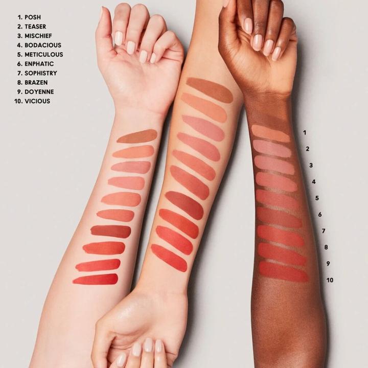 Actual product image MAC Cosmetics M.A.C. Locked Kiss Ink BRAZEN (Brazen)