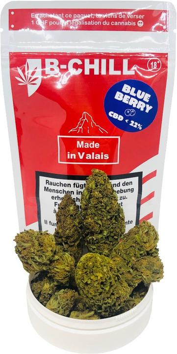 Produktbild B-Chill CBD, Blueberry, Greenhouse, 7g (7 g, Indoor)