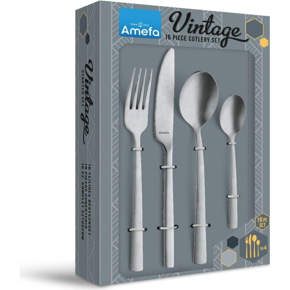 Thumbnail - Amefa MANILLE Besteckset 16-teilig, vintage, für 4 Personen, Besteck, Silber