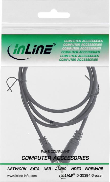 Actual product image InLine Jack cup (1 m, 3.5mm jack (AUX))