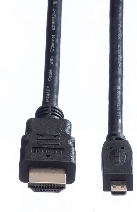 Produktbild Value HDMI (Typ A) — micro HDMI (Typ D) (2 m, HDMI, 2.0)
