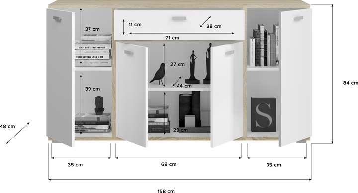 Produktbild Xonox Home Cosmo (159 x 48 x 84 cm)