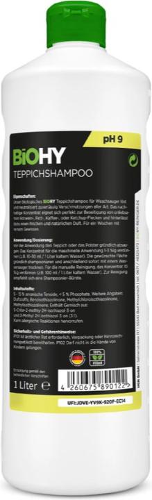 Image du produit Biohy Shampooing pour tapis