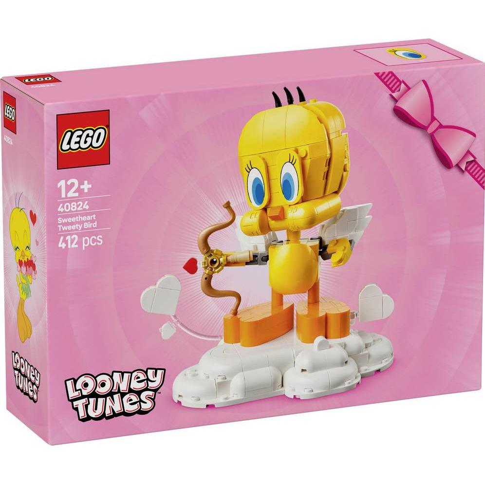 LEGO Looney Tunes Liebesbote Tweety Bauset Figur zum Ausstellen (40824)