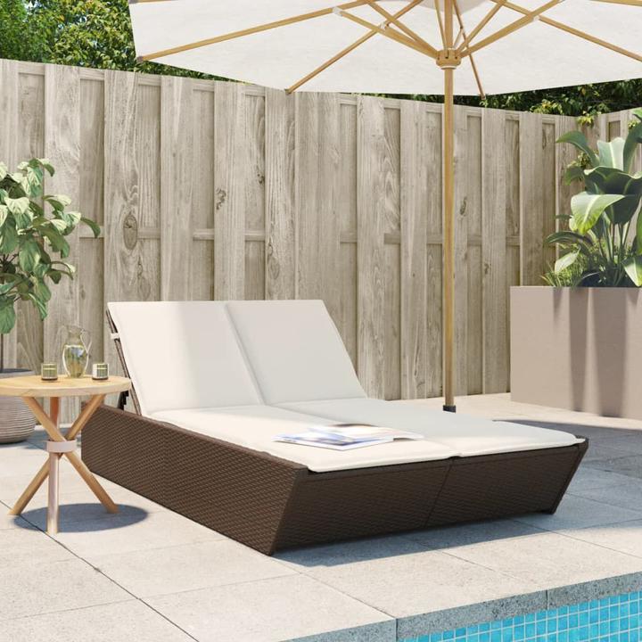 Image du produit vidaXL Doppel-Sonnenliege (114 cm)