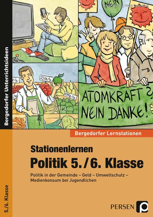 Produktbild Stationenlernen Politik 5./6. Klasse (Deutsch, Frank Lauenburg, Stefan Bucher, 2023)