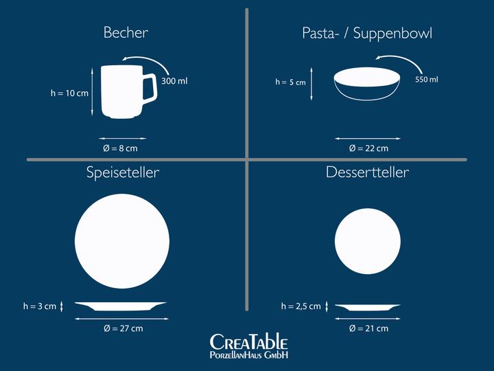 Image du produit CreaTable Vesuvio (24 pièce(s))