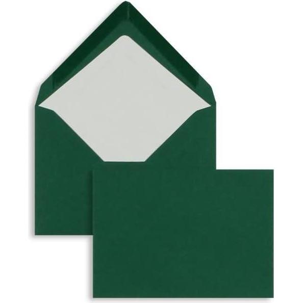 Blanke, Briefumschlag, Briefumschläge 157x225mm (DIN C5) 100g/qm gummiert VE=100 Stück tannengrün (100 x)