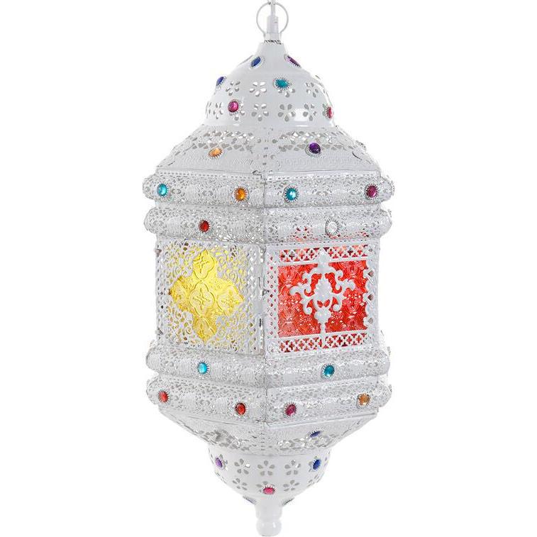 DKD Home Decor, Lampada da tavolo, Ceiling Light Acrylic Metal (28 x 24 x 58 cm)