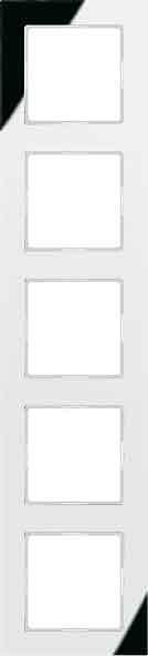Actual product image JUNG Mounting frame 5f si glz A / A CREATION AC585GLSI