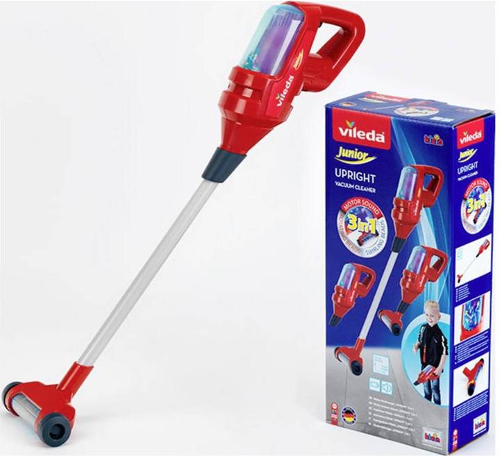 Produktbild Theo Klein Vileda Besenwagen mit Upright Staubsauger