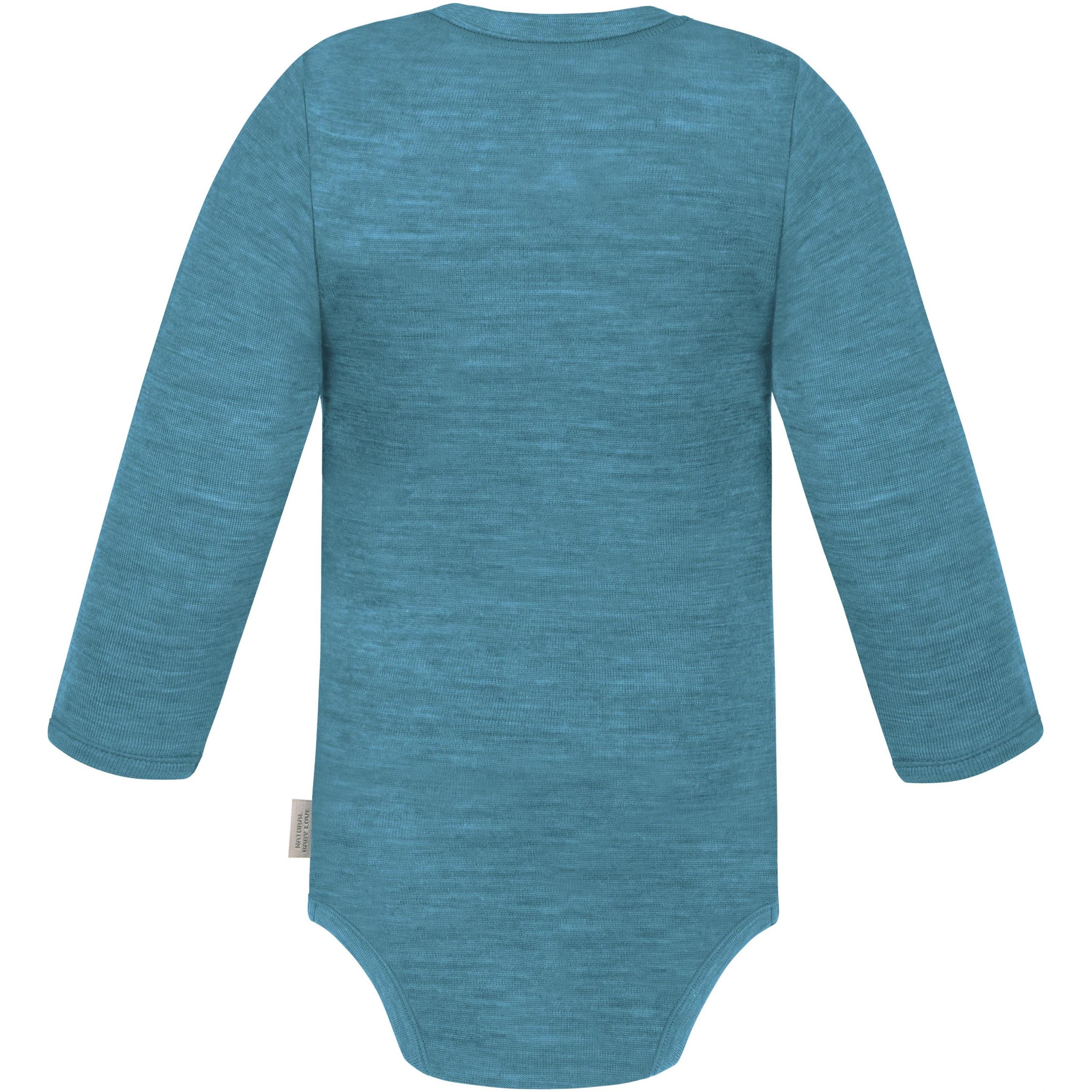 Thumbnail - Normani, Herren, Body, Baby Merino Langarmbody „Tuai" - 9395, Blau, (86)