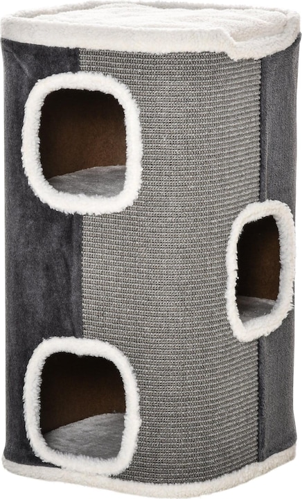 Actual product image Jamb Cat scratching post (74 cm, Grey, White)